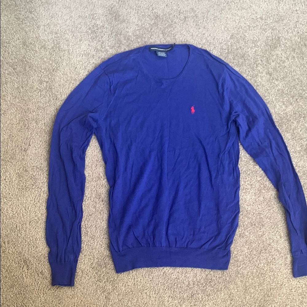 Polo Sport by Ralph Lauren Women's Vibrant Blue Crewneck Sweater